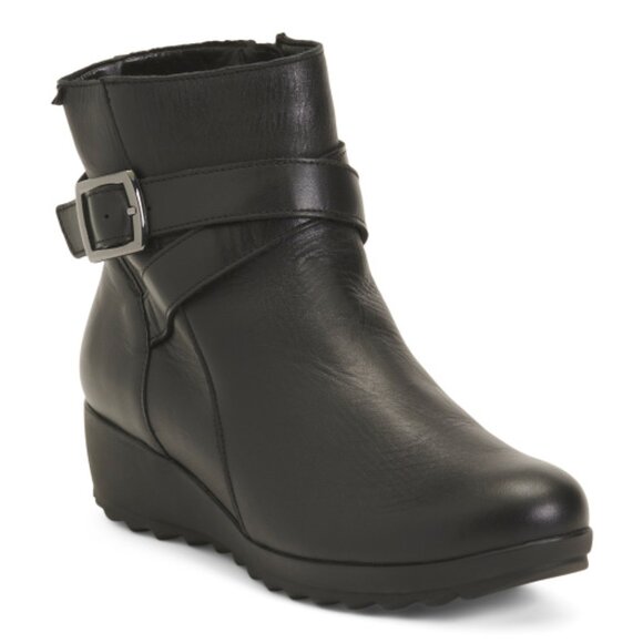 MEPHISTO Made In Portugal Leather Avril Booties - Picture 1 of 3
